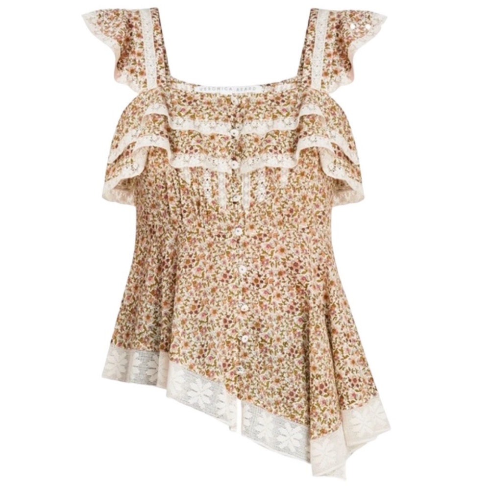 Veronica Beard | Danna Floral Tank Top | 8 New with Tags